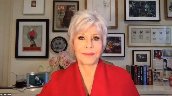 Jane Fonda Holds Online Rally With Greenpeace | ETCanada.com